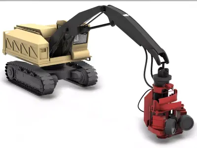 Heavy equipment - Vehicle 005 3D model