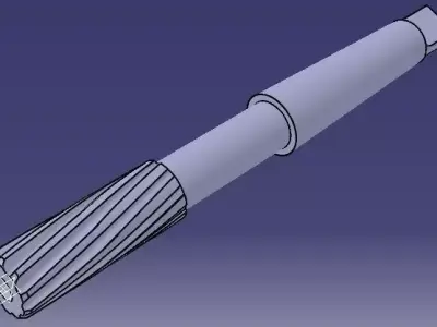 Reamer milling cutter Free 3D model