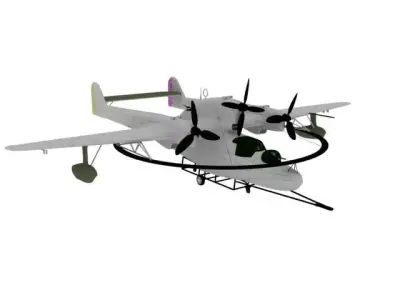 Aircraft BV138MS 3D model