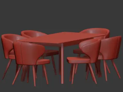 Dining Set 61 3D model
