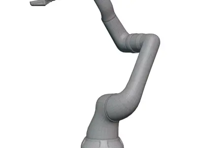 Robotic arm manipulator industrial 3D model