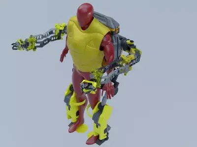 Mechanical Exo Suit Free 3D model