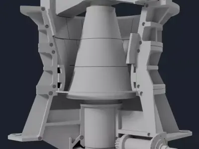 Chancadora primaria modelo tecnico modular 3D print model