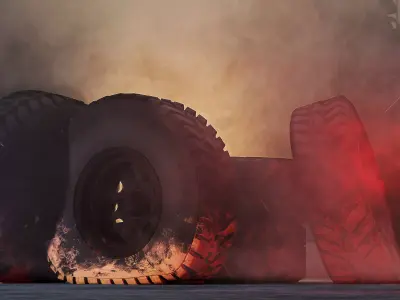 Tyre Models Low-poly 3D model