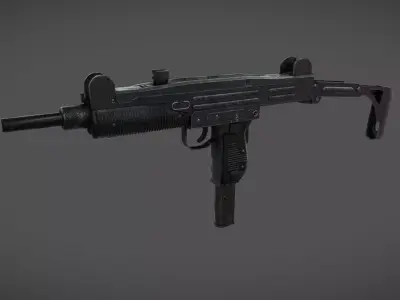 IMI Uzi Low-poly 3D model