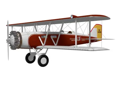 Boeing Model 40B 3D model
