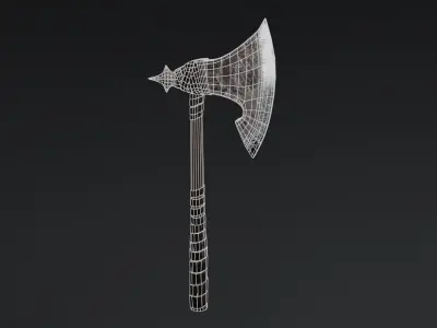 Viking Weapon For Game - AR -VR- VFX Low-poly 3D model
