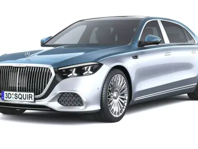 Mercedes-Benz S-Class Maybach 2027 3D model