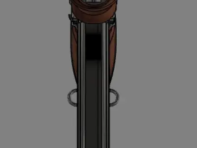 AK 47 3D model 7