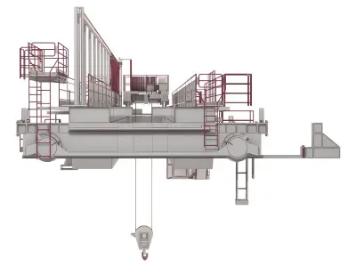 Overhead Crane 3D model order