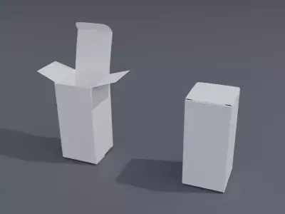 Packaging product box02 3D model