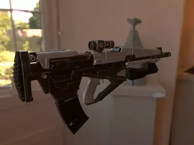 Machine Gun 3D model get