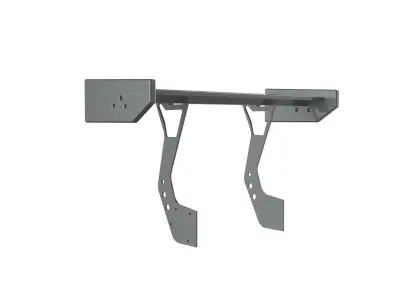 spoiler  rear tuning vehicle  3D model