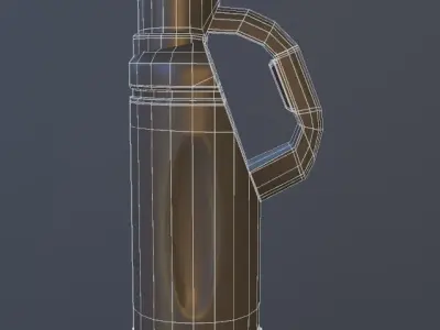 thermos  termo sci fi Low-poly 3D model