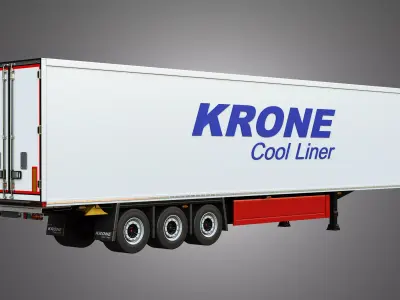 Krone Cool Liner Trailer 3D model