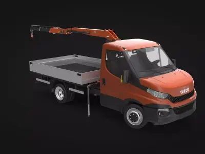 Iveco Crane Truck 3D model