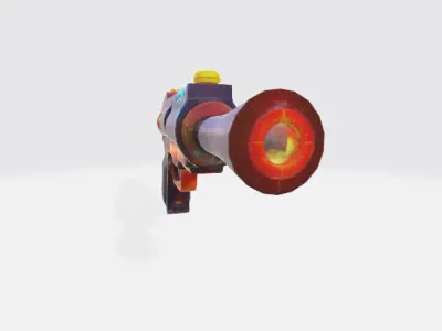 scifi pistol  Low-poly 3D model
