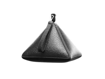 Triangle Leaher Pocket 3D model