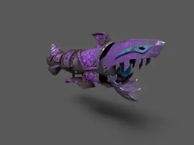 High-Quality Jinx Weapons from League of Legends  Hard Surface 3D model