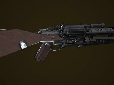 the old bloods short gun46 3D model