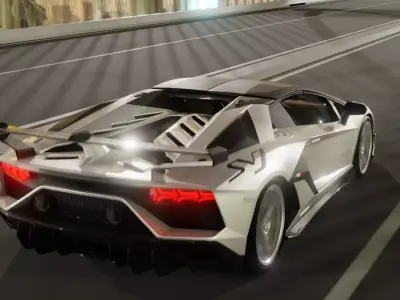 Lamborghini Aventador SVJ model 3D model