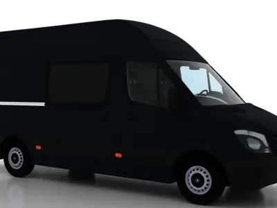 Mercedes Benz Sprinter L2H3 2015 Crew Van EU 3D model