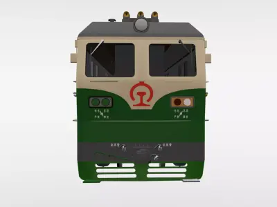Train chinese 3D model