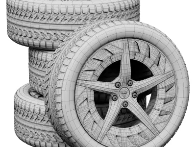 Cupra wheels 3D model