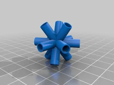 Tetraedron Kite Kit Free 3D print model