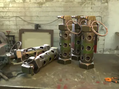 BLINDING GRENADE 3D model