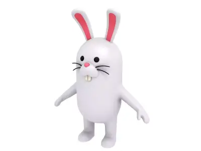 Rabbit Character  3D model
