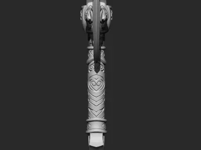 Axe IMM OBJ Brushes 7 in one 3D model