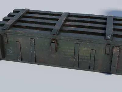 Army and Industrial Prop Pack Low-poly 3D model