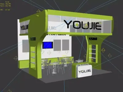 Exhibition - Area -6X6-3DMAX2010-018 3D model