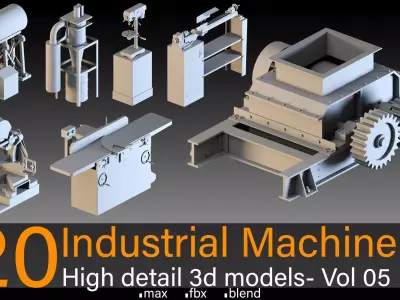 20- Industrial machinery- Vol 05 3D model