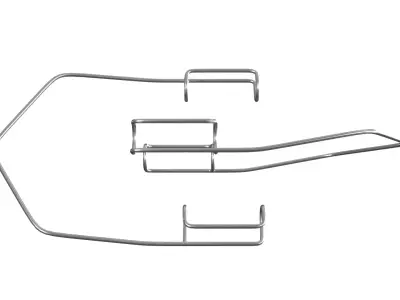 Barraquer Wire Speculum PBR Low-poly 3D model