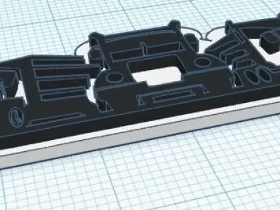 Truck keychain 2 3D print model