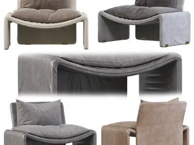 Armchair Aston Martin 3D model