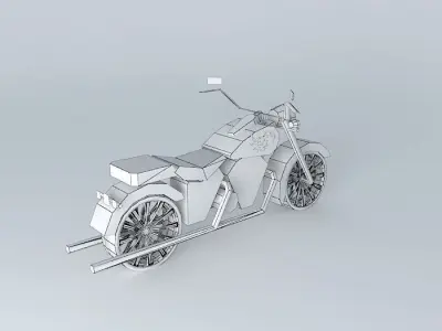 American Dream Motorcycle Free 3D model purchase