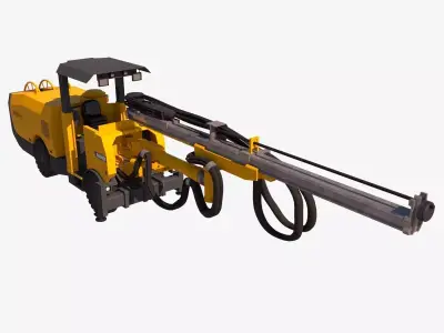 Boomer Epiroc T1 Low-poly 3D model