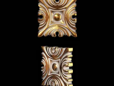 Classic carved 079 3D model
