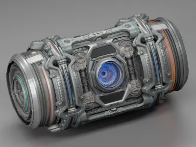 Sci-Fi Element Kitbash 5 of 6 3D model