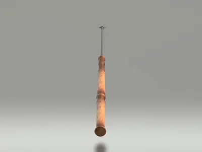roman spear - pilum Low-poly 3D model