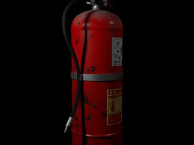 Fire Extinguisher 3D model 5