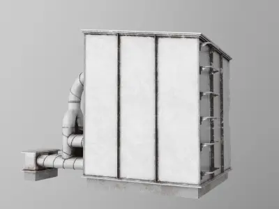 air pump building 3D model
