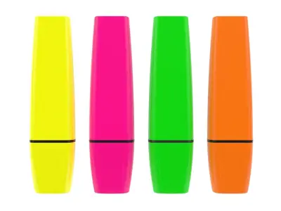 Colored marker 01 3D model