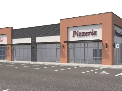 Retail-185 Retail Store 3D model purchase