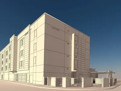 Hotel M1 3D model