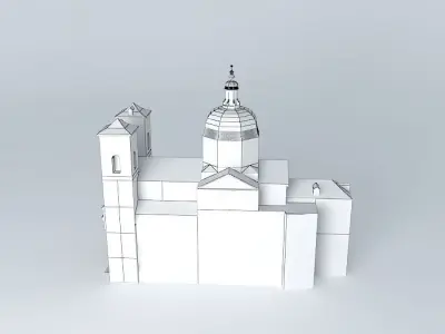 Jesuit Church or San Ildefonso Free 3D model