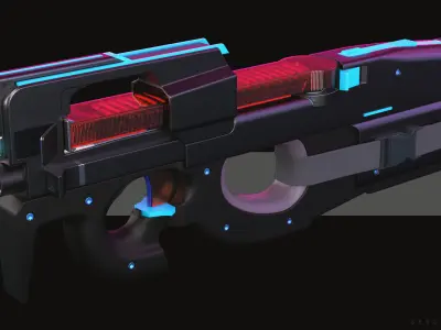 FN P90MN 3D model